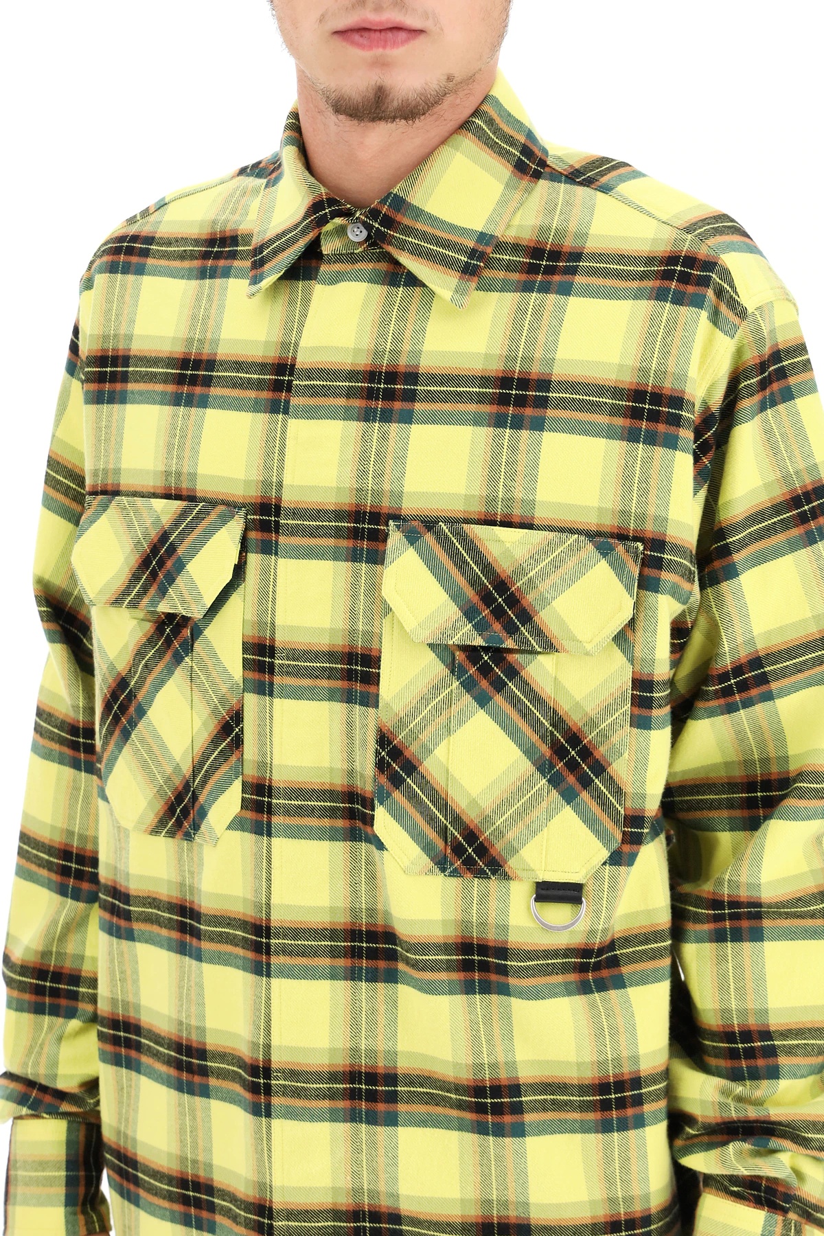 COTTON FLANNEL CHECK SHIRT - 5