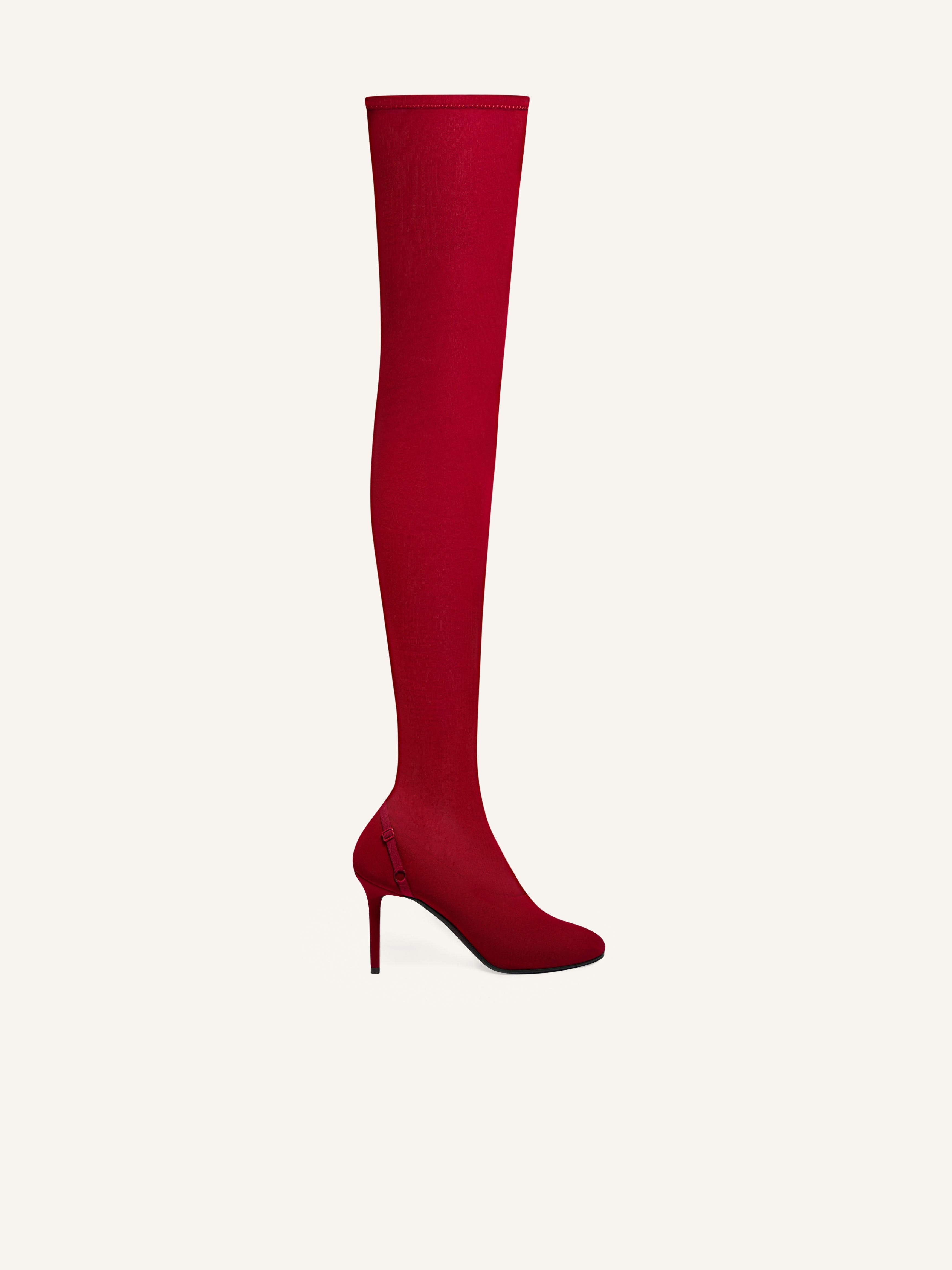 OBLIQUE JERSEY TIGHT BOOTS - 1