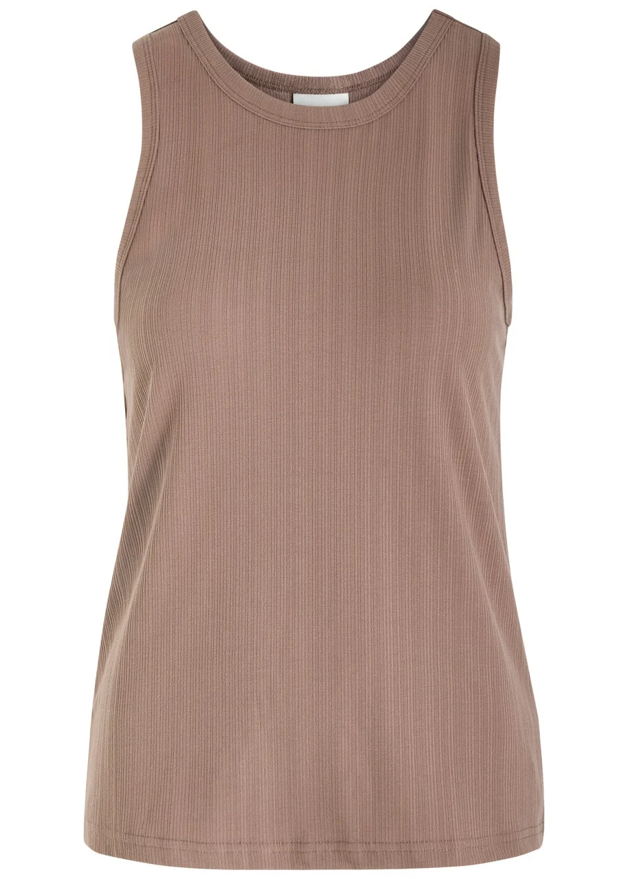 Varley Thurman Ribbed Stretch-jersey Tank - 1