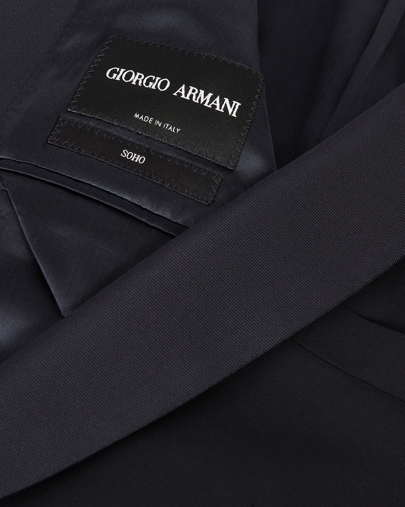GIORGIO ARMANI Soho Line single-breasted tuxedo in wool crêpe outlook