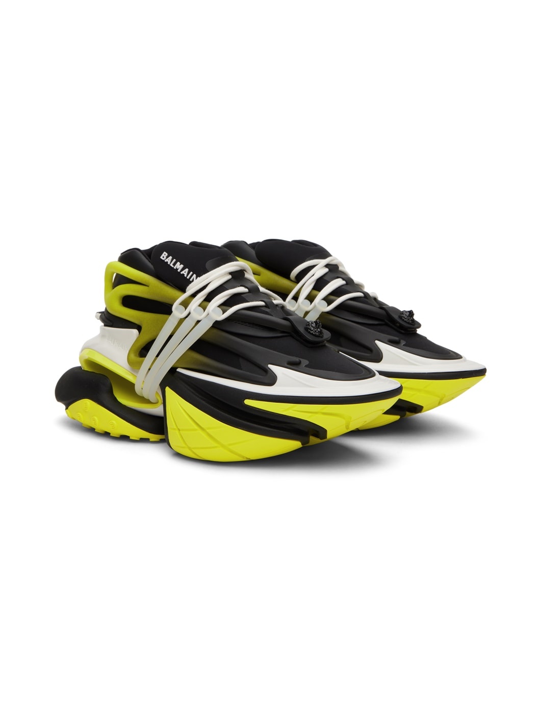 Black & Green Unicorn Sneakers - 8