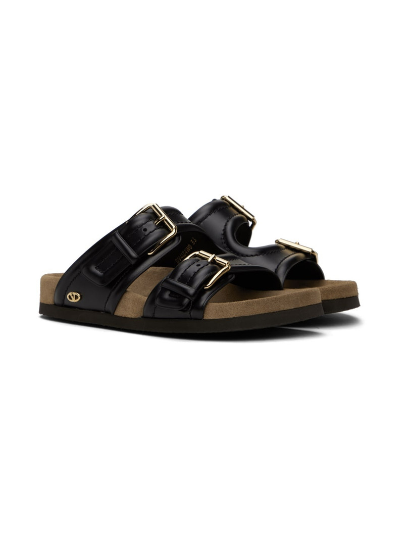 Black Fussfriend Sandals 4