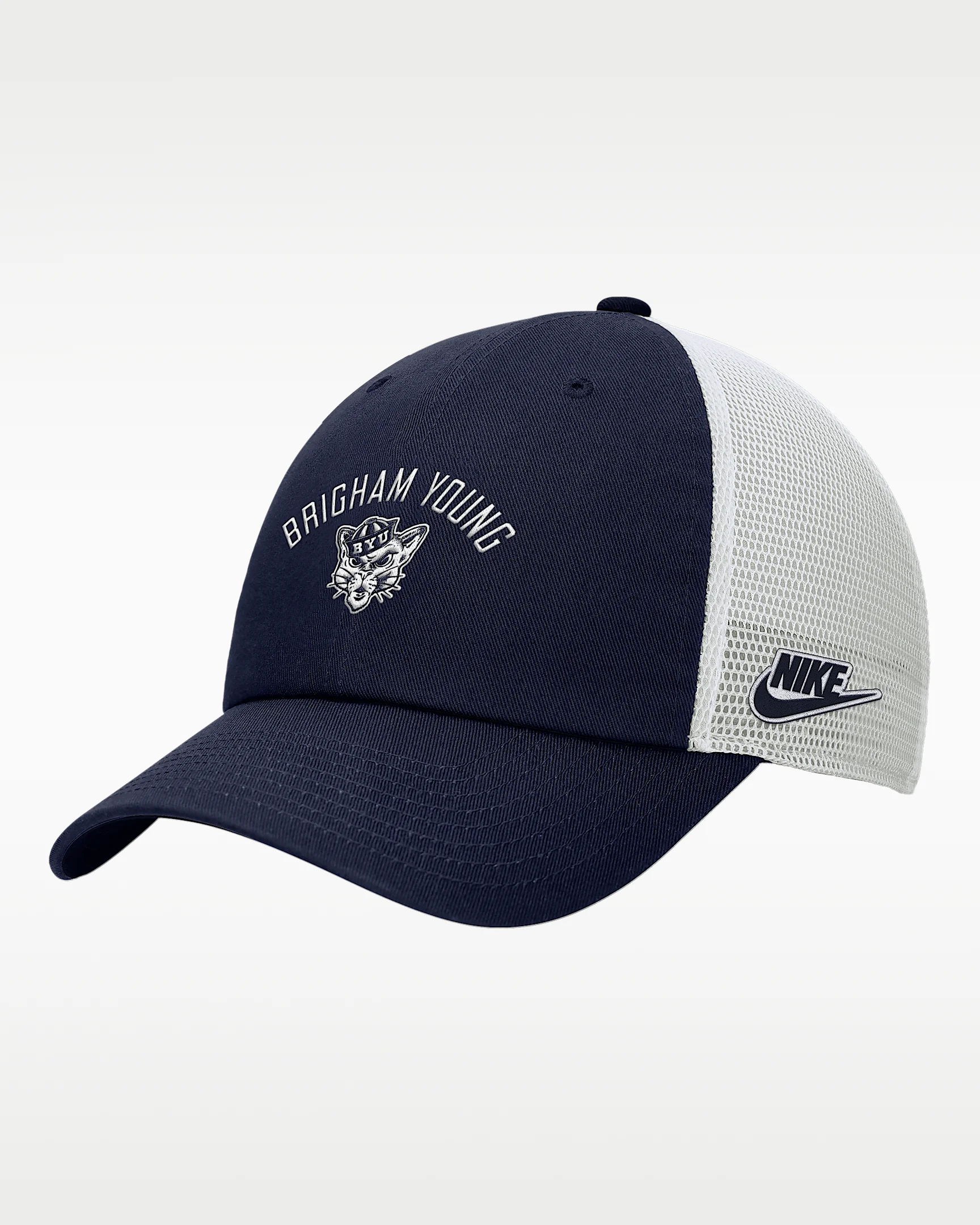 Nike College (BYU) Unstructured Trucker Cap - 1