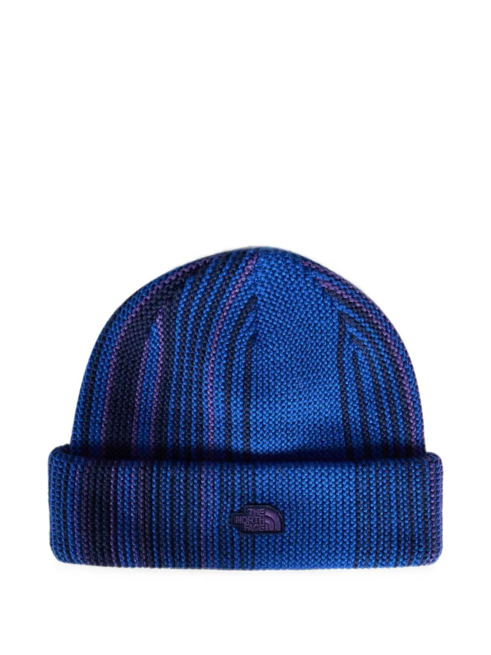 logo-embroidered beanie hat - 1