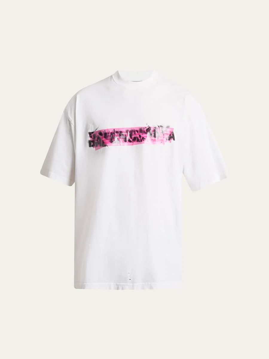 Men's Messy Spray Medium-Fit T-Shirt - 1