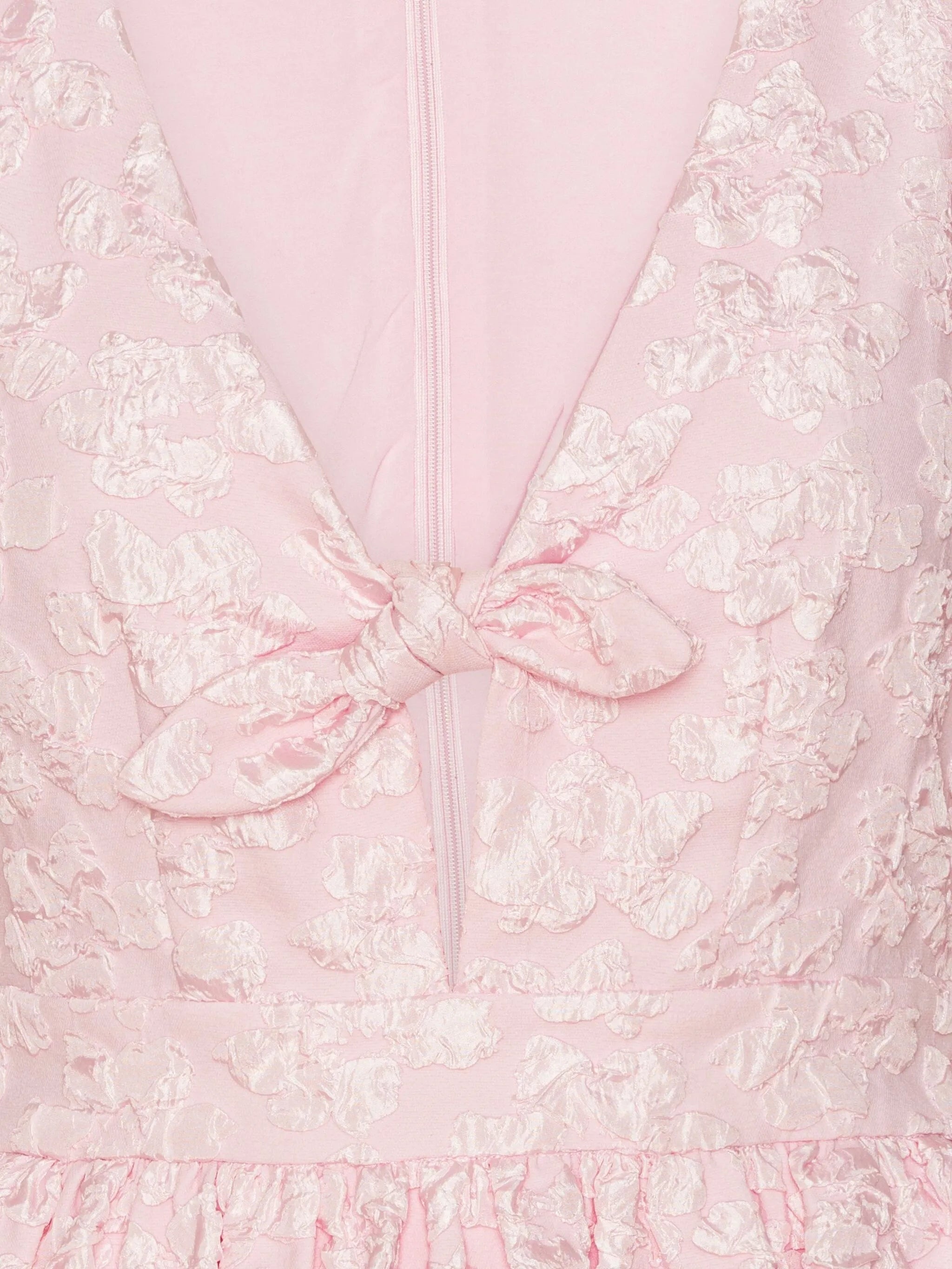 Rotate Puff-sleeve Jacquard Top - 2