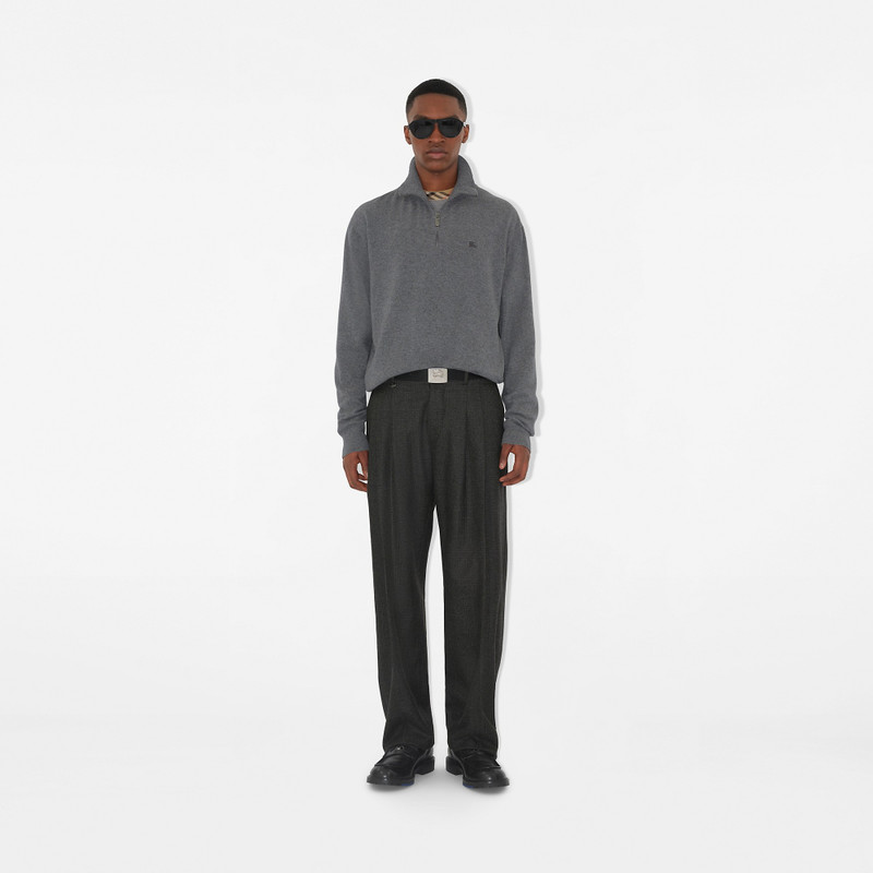 Burberry Cashmere Blend Half-zip Sweater outlook
