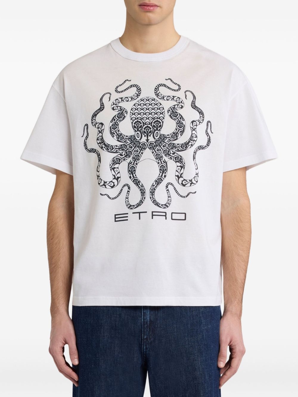logo-print T-Shirt - 3