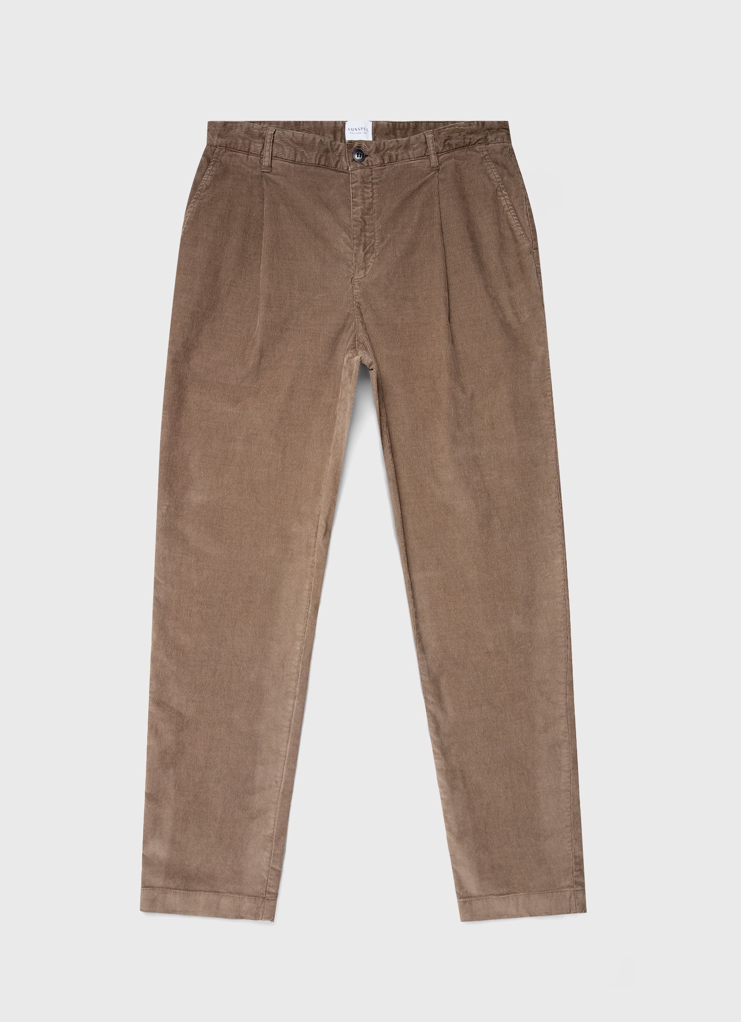 Pleated Corduroy Trouser - 1