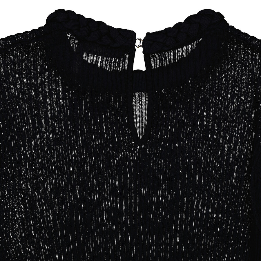 Chloe Blue Loose Ribbed Jumper - 5