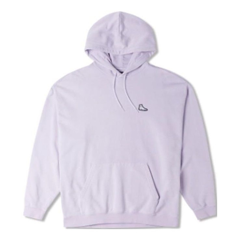 Converse Go To Embroidered Sneaker Patch Hoodie 'Light Purple' 10025456-A06 - 1