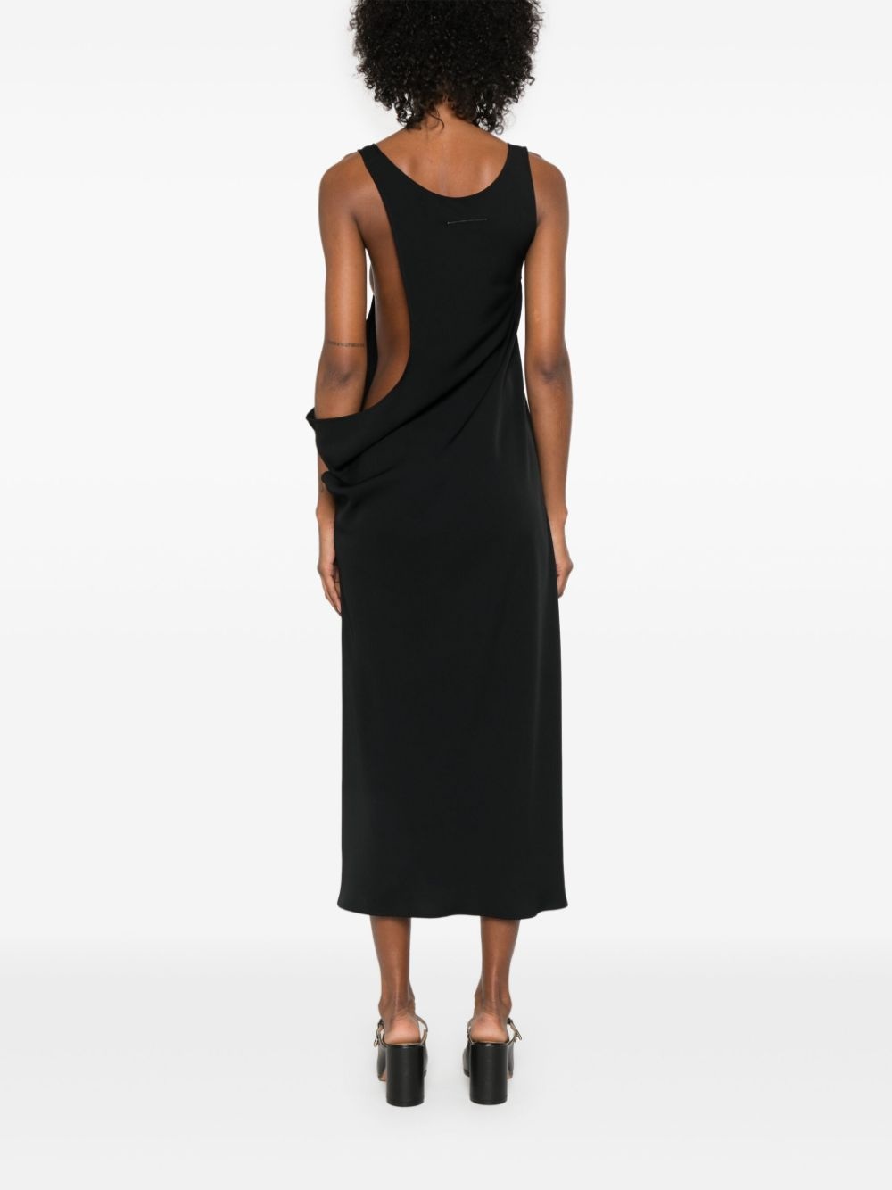 asymmetric midi dress - 4