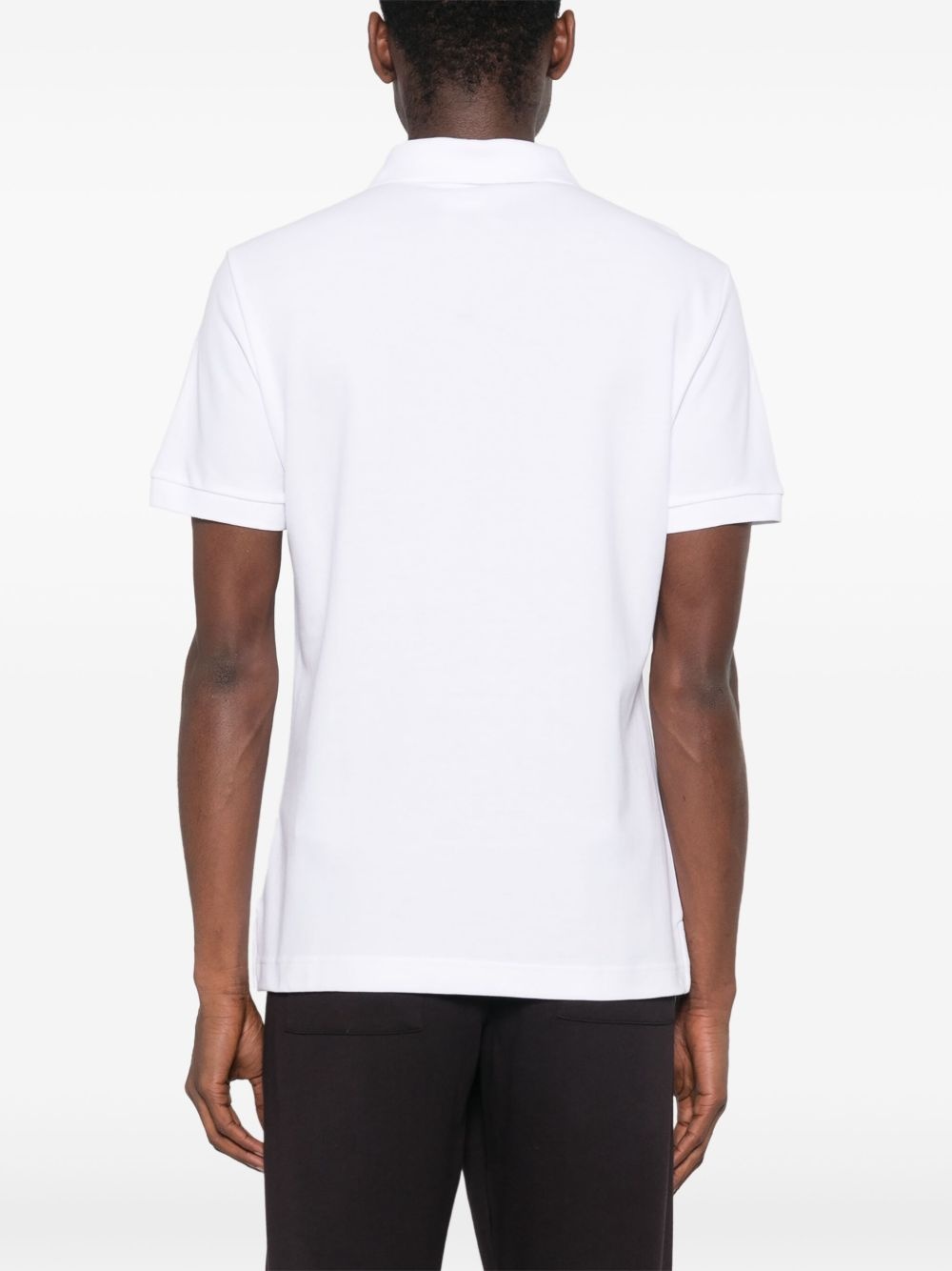 logo-plaque polo shirt - 3