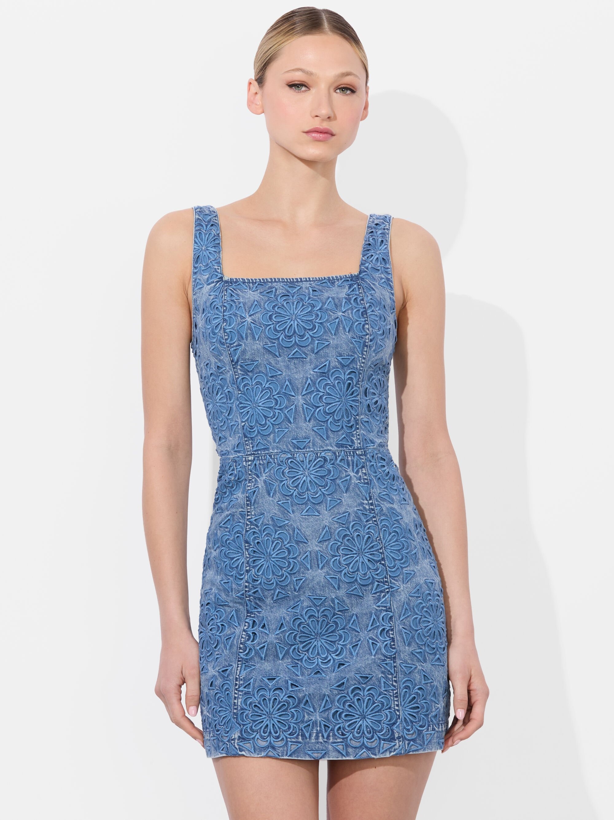 MARYANN DENIM DRESS - 5