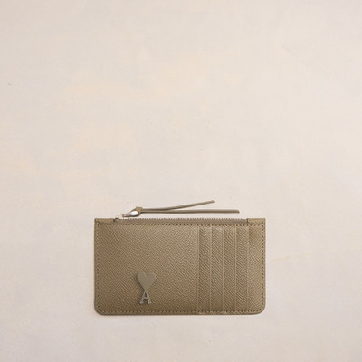 AMI Paris Ami De Coeur Zipped Card Holder outlook