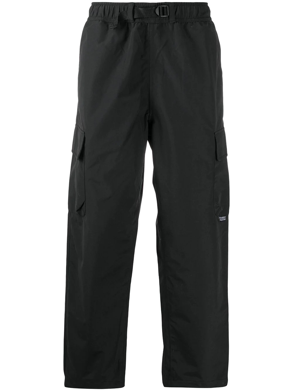 belted cargo trousers - 1