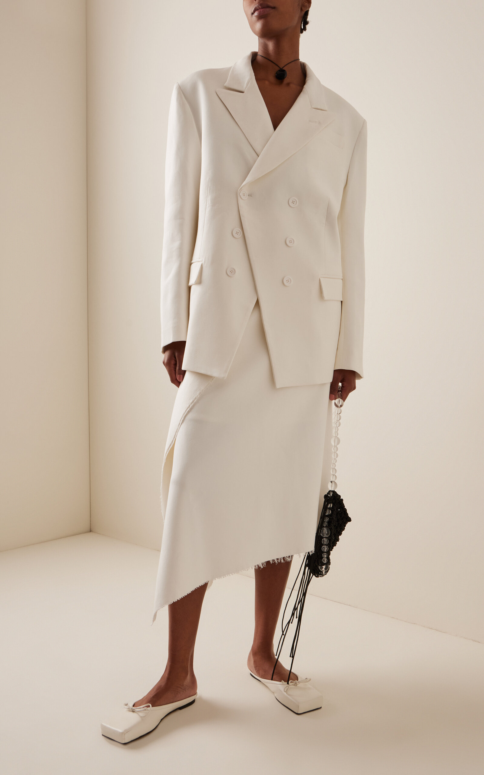 Alfa Crepe Jacket white - 3