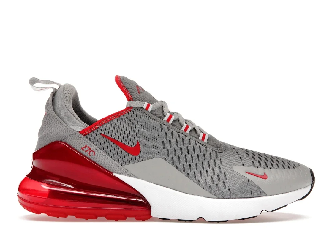 Nike Air Max 270 Particle Grey University Red - 1