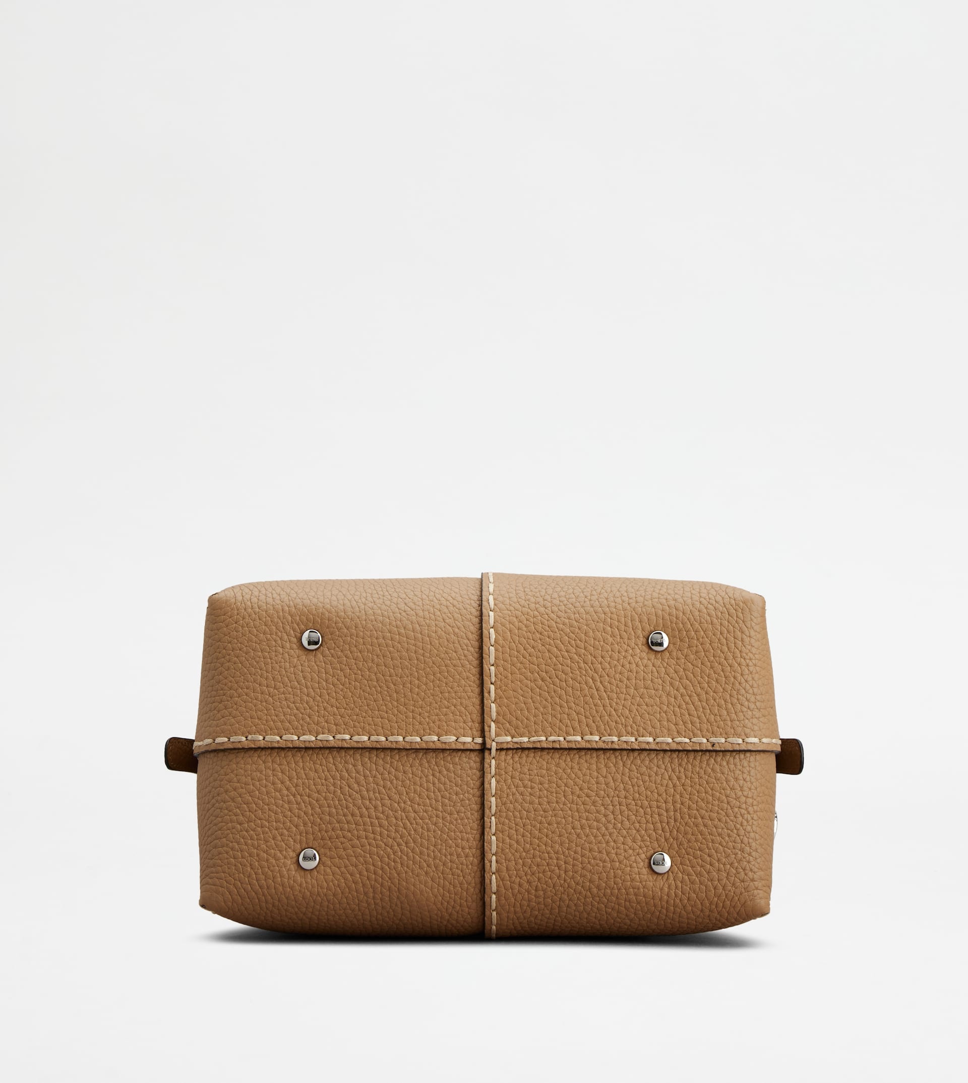 TOD'S DI BAG BAULETTO IN LEATHER MINI - BROWN - 4