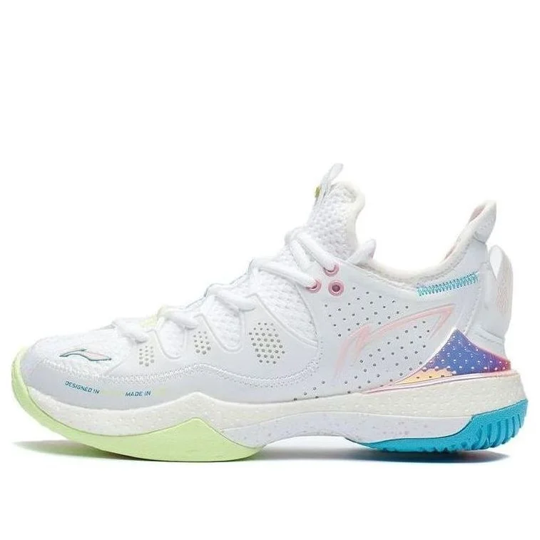 (WMNS) Li-Ning Halberd 3 'White Blue Green' AYAR024-1 - 1