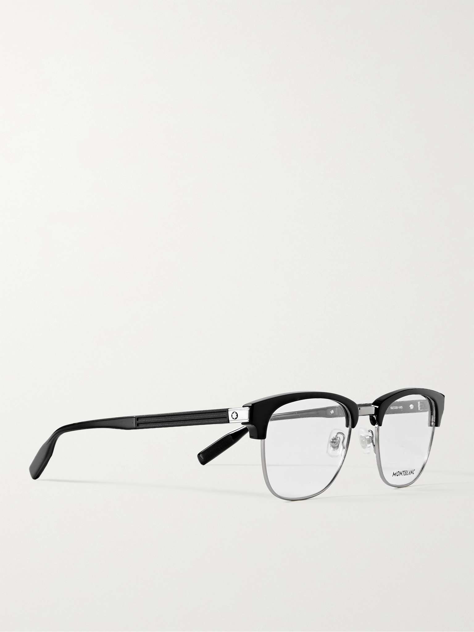 D-Frame Acetate and Silver-Tone Optical Glasses - 3