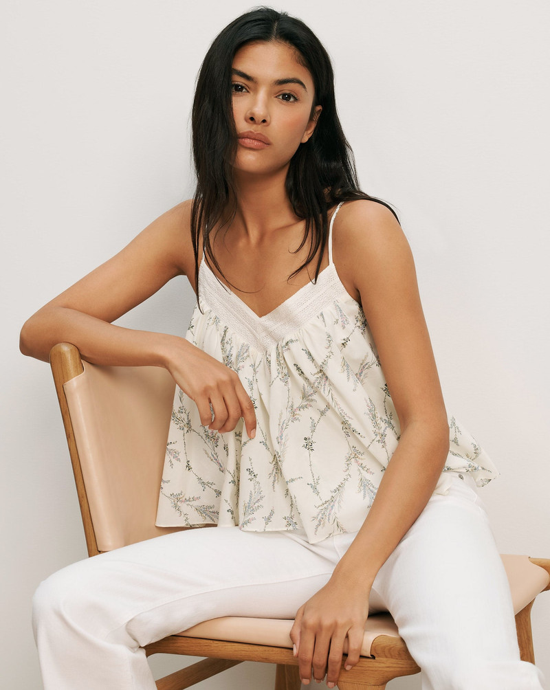 VERONICA BEARD MARIALE FLORAL TANK TOP outlook