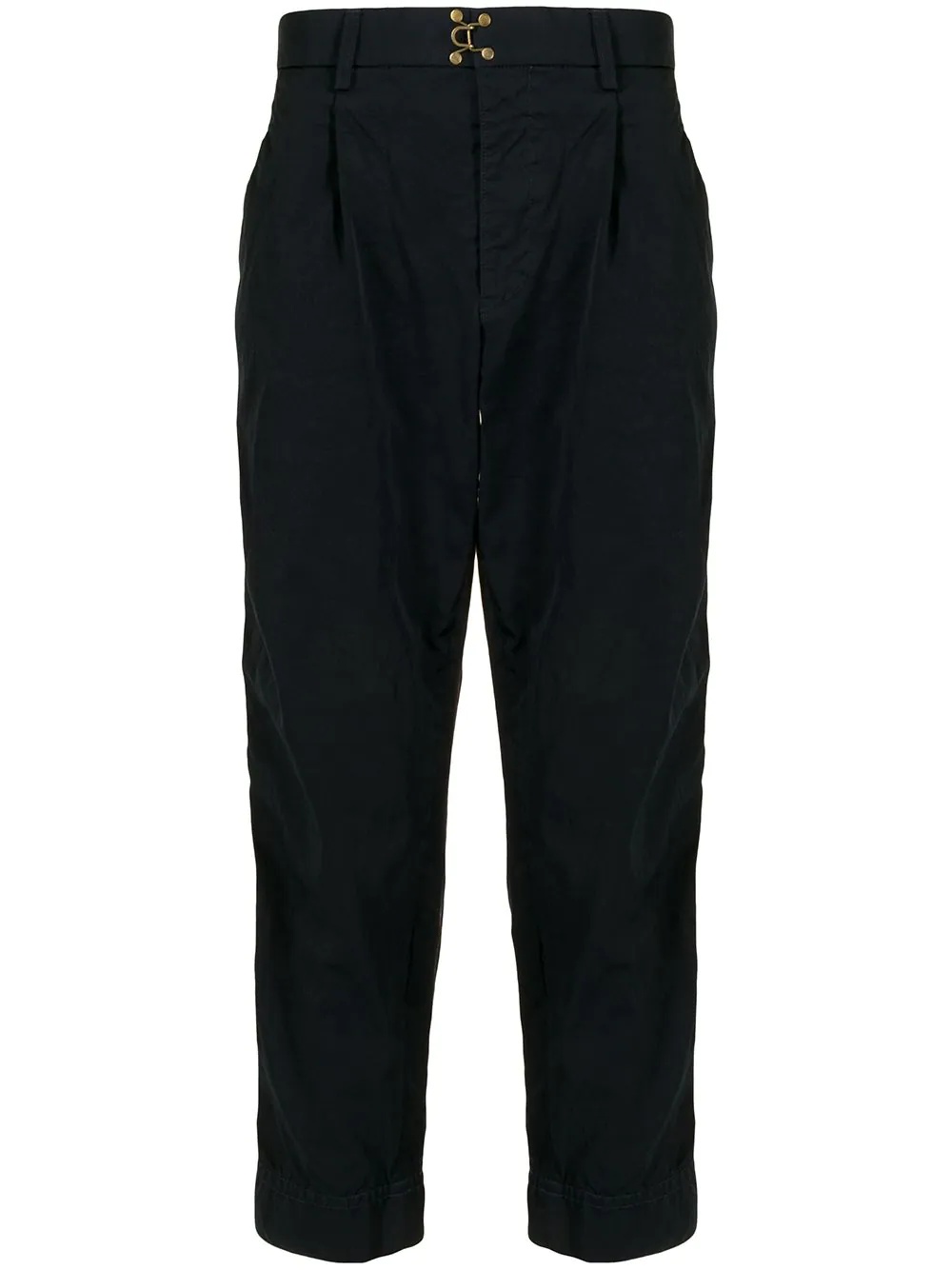 cropped chino trousers - 1