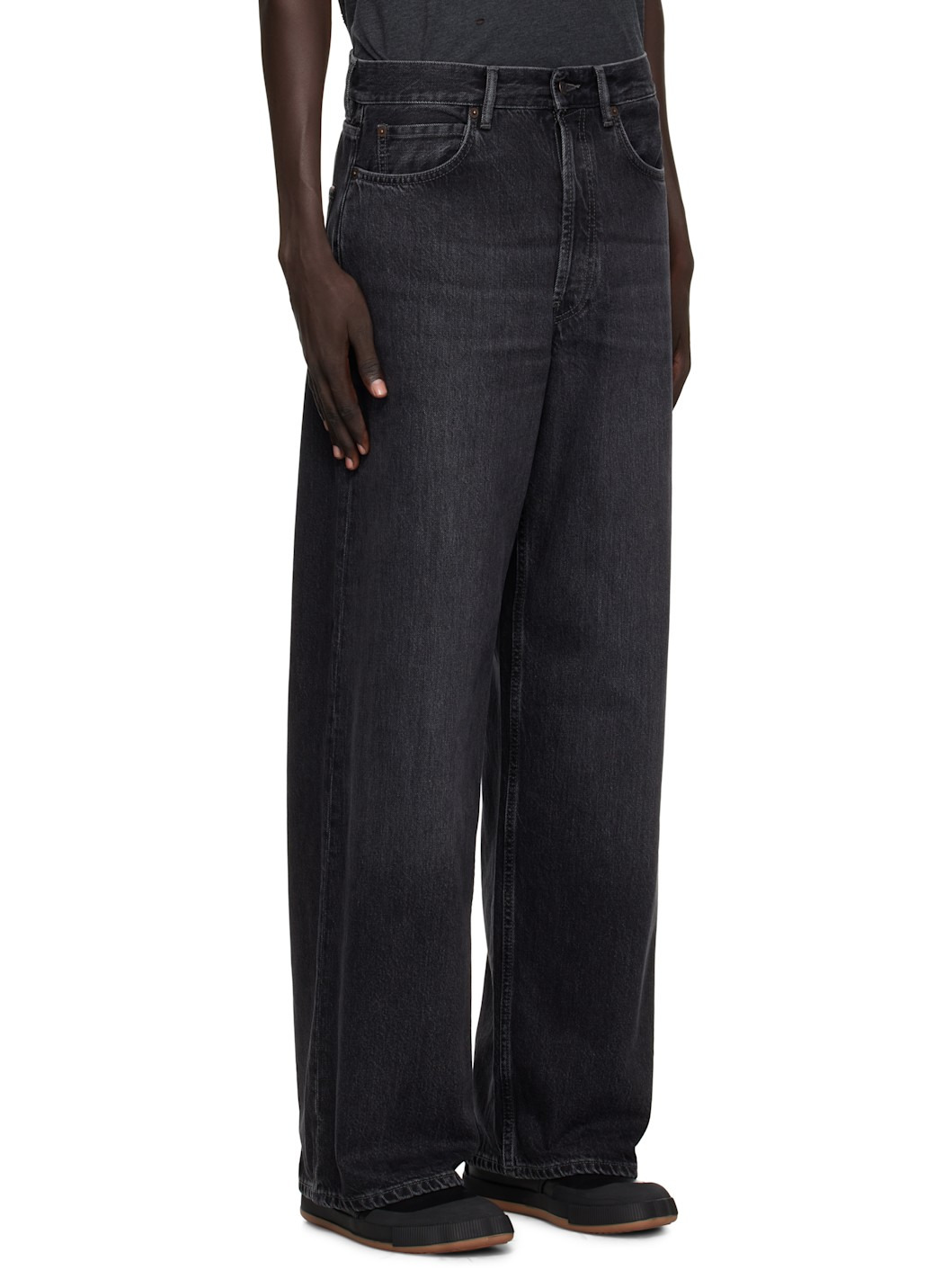 Black Faded Jeans - 2