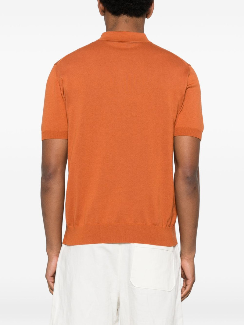 logo-embroidered polo shirt 4