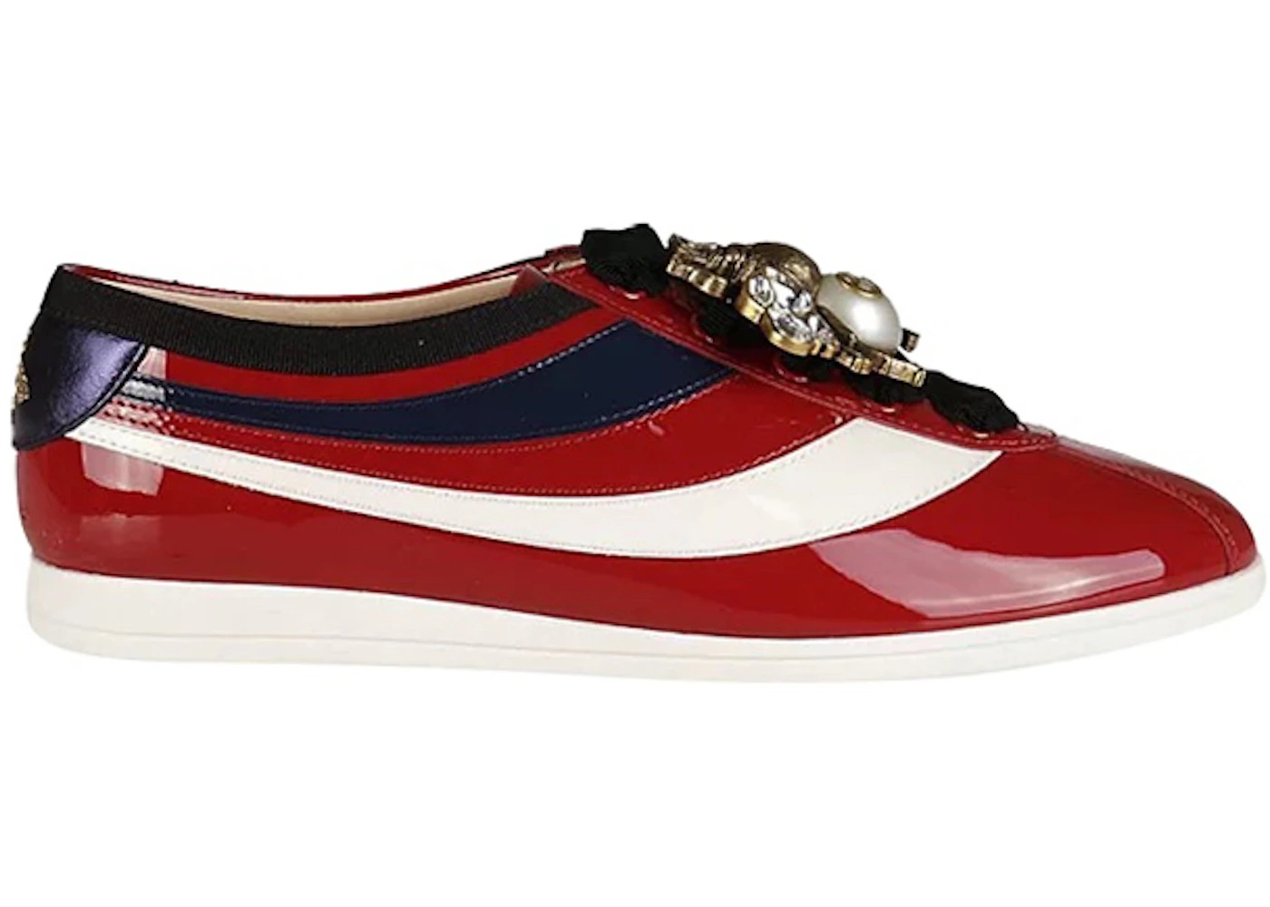 Gucci Falacer Patent Leather Sneaker Red Vernice Crystal (Women's) - 1