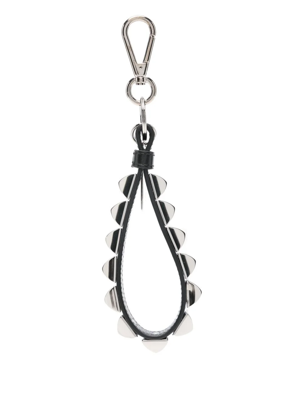 stud leather keyring - 1