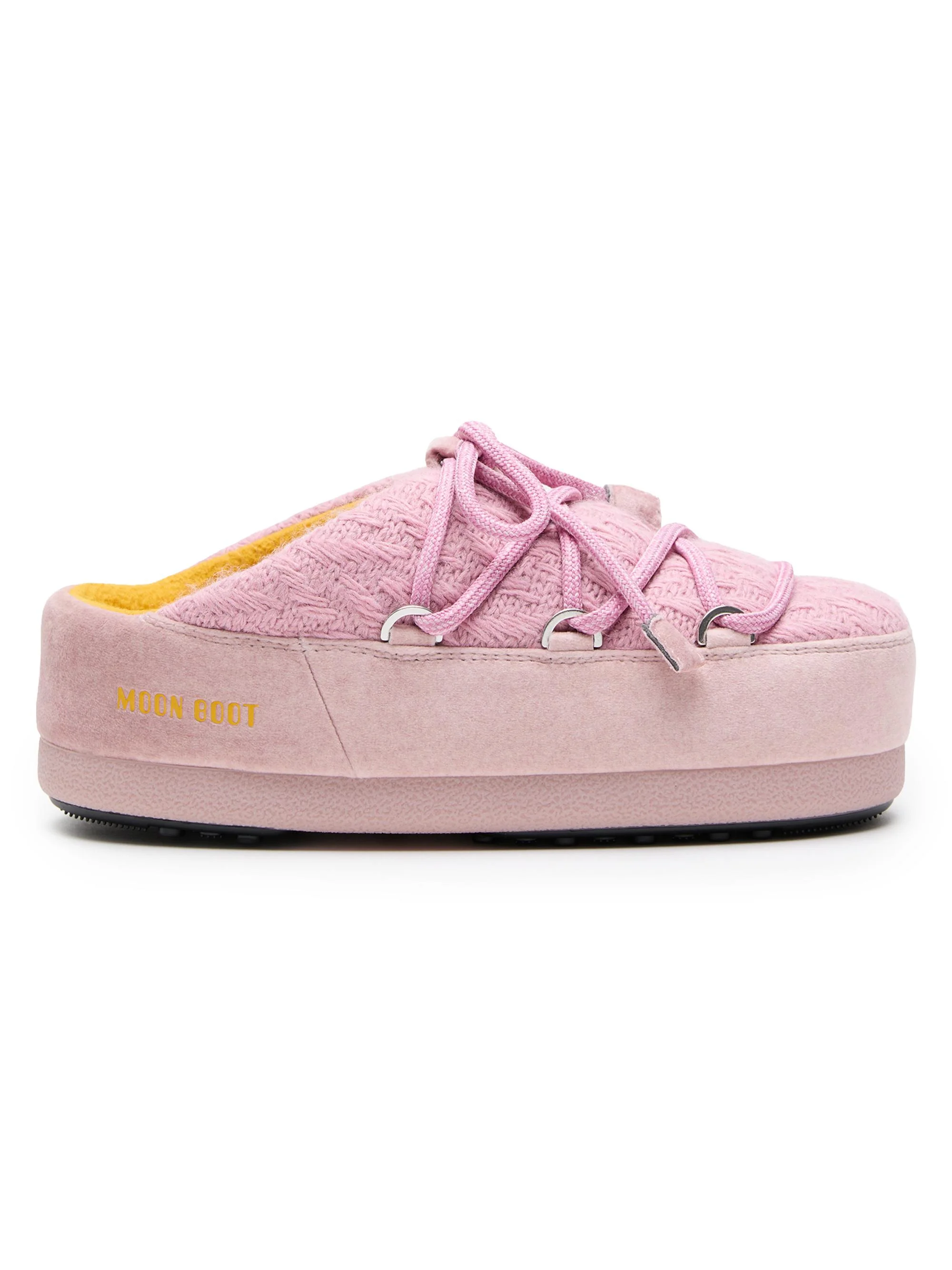 Women's MB x Guest In Residence EVX Chalet Knit & Suede Mules - Rose - 1