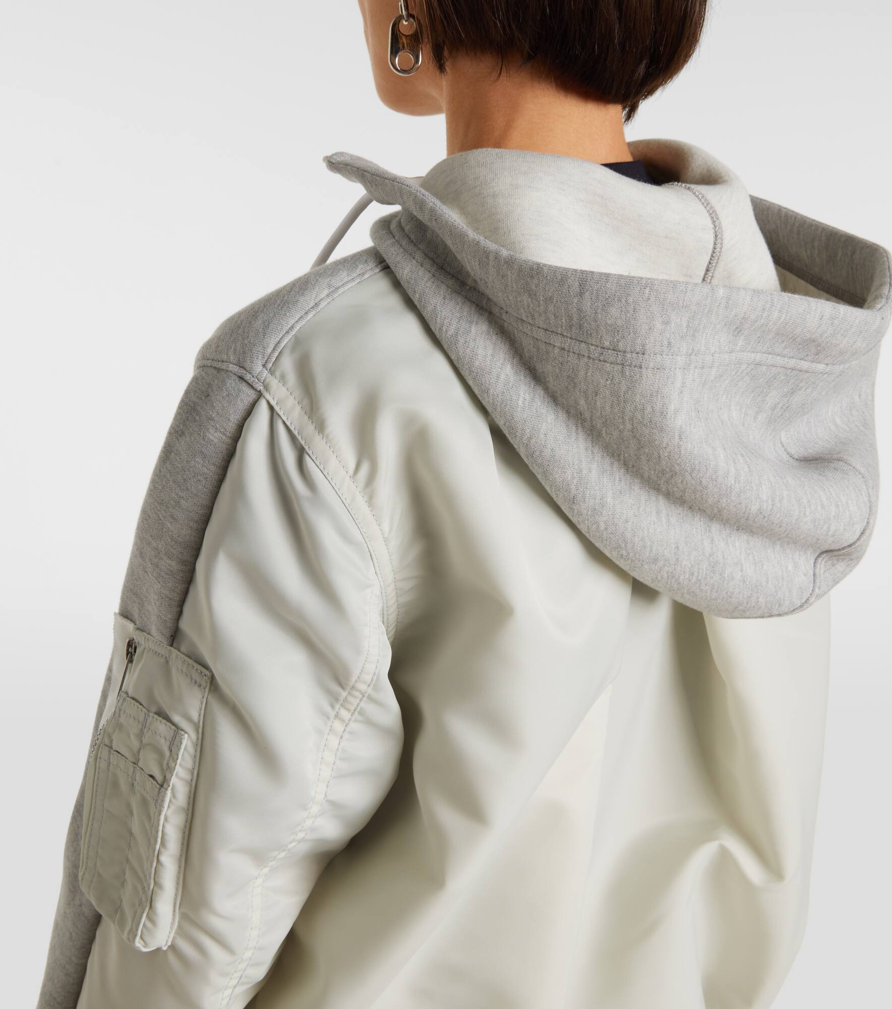 Paneled hoodie - 6