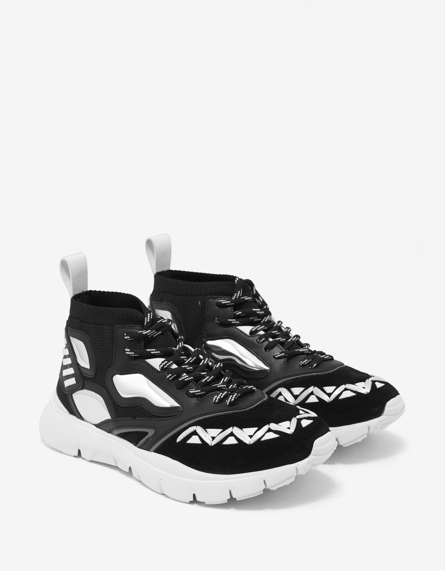 Valentino Heroes Reflex Black High Top Trainers - 1