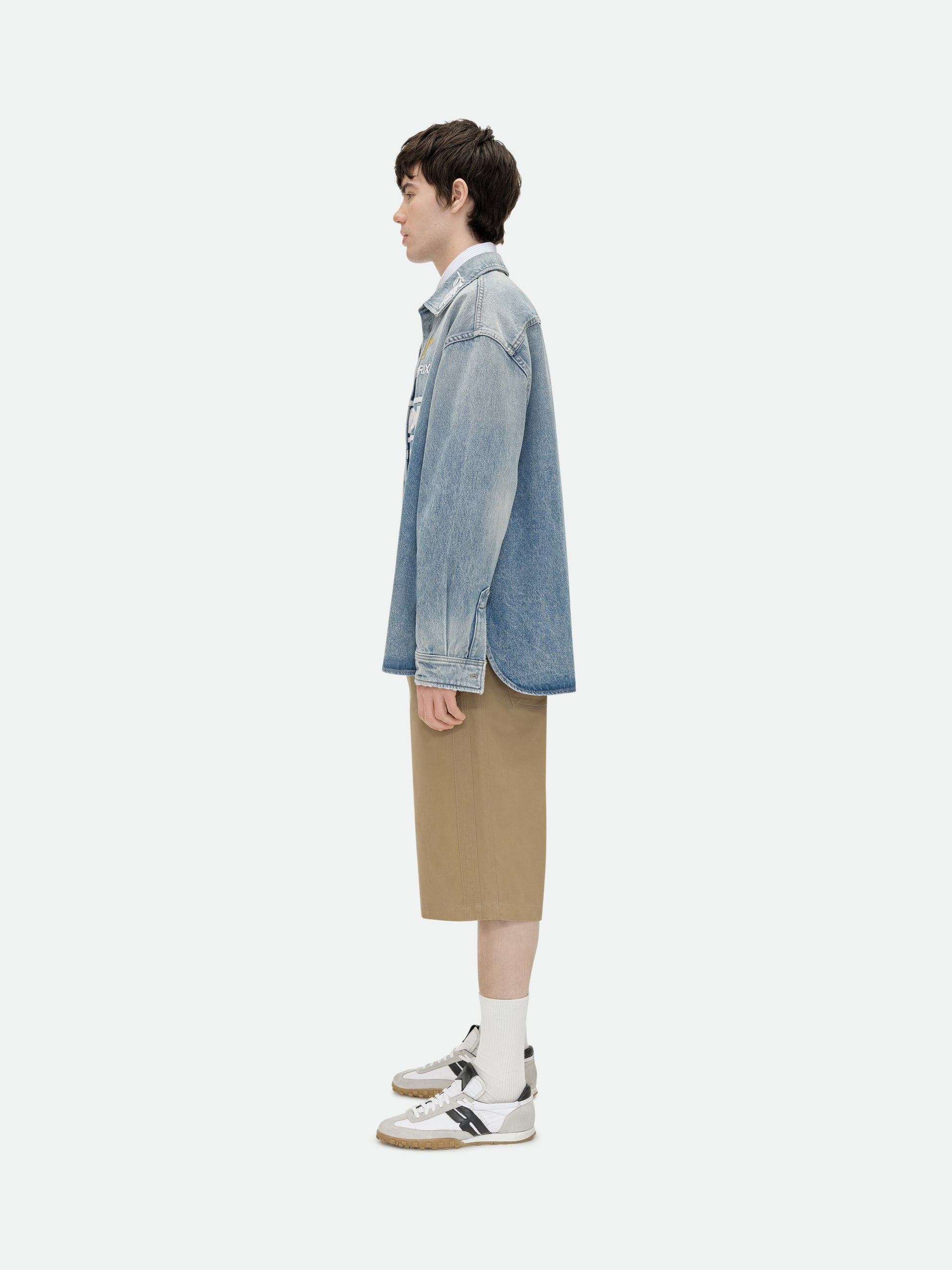 TIRE DENIM OVERSHIRT - 6