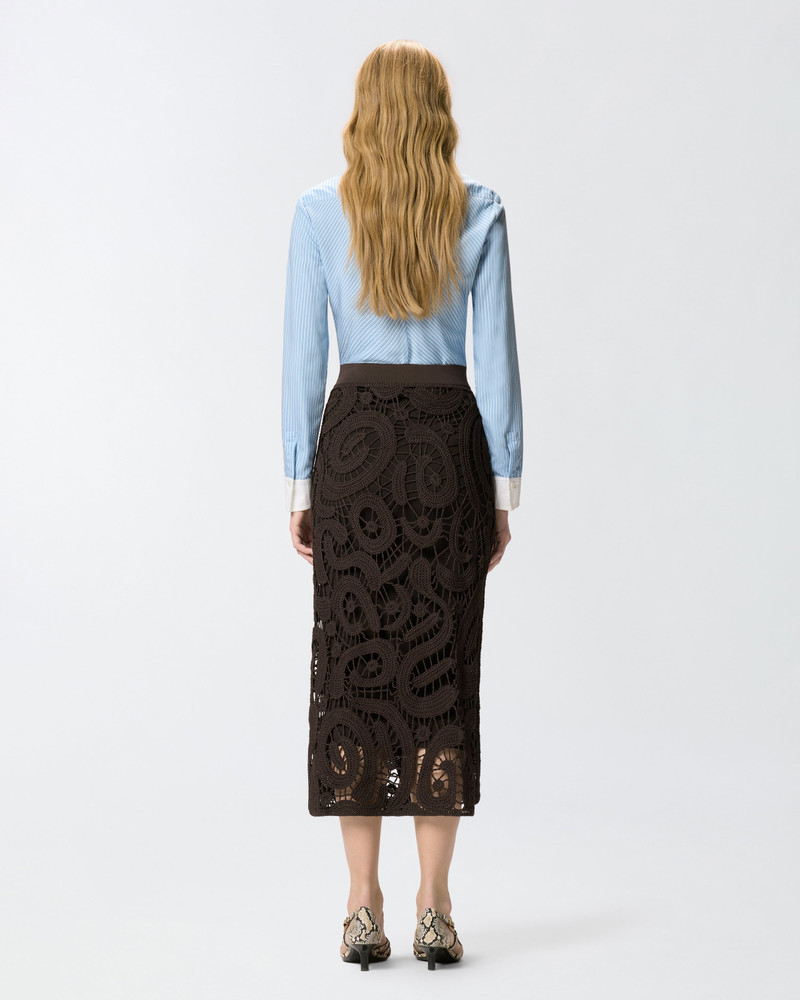 GEOMETRIC CROCHETED MIDI SKIRT 5