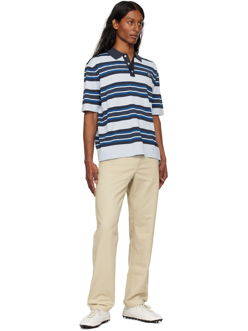 Maison Kitsuné Beige Casual Chino Trousers outlook