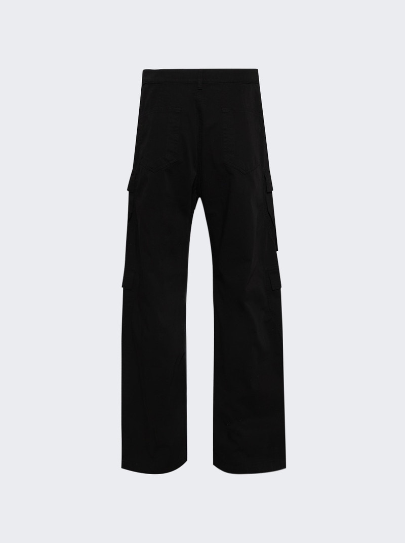 Rick Owens DRKSHDW Pantaloni Double Cargo Jeans Black outlook