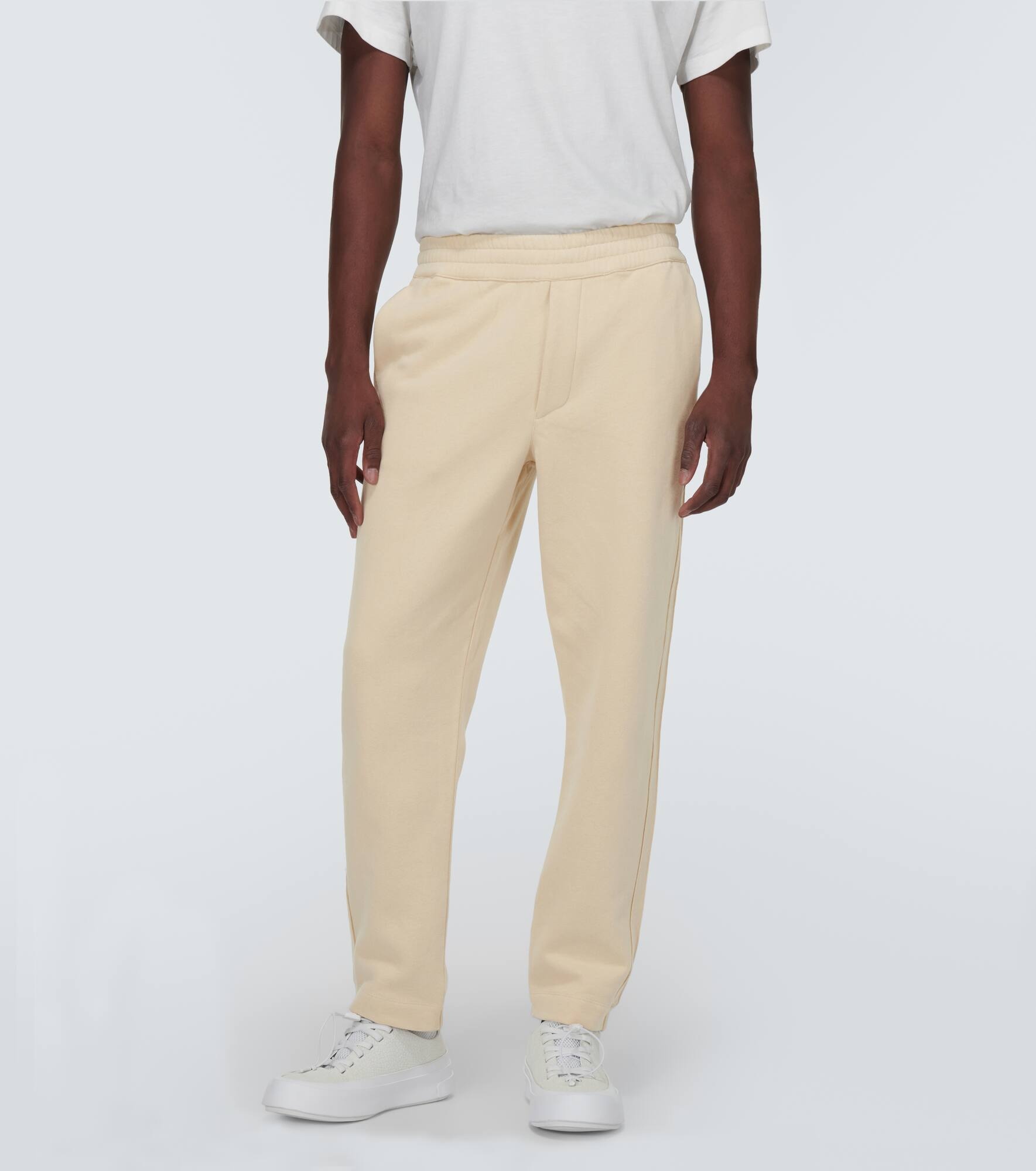 Cotton and cashmere sweatpants - 3