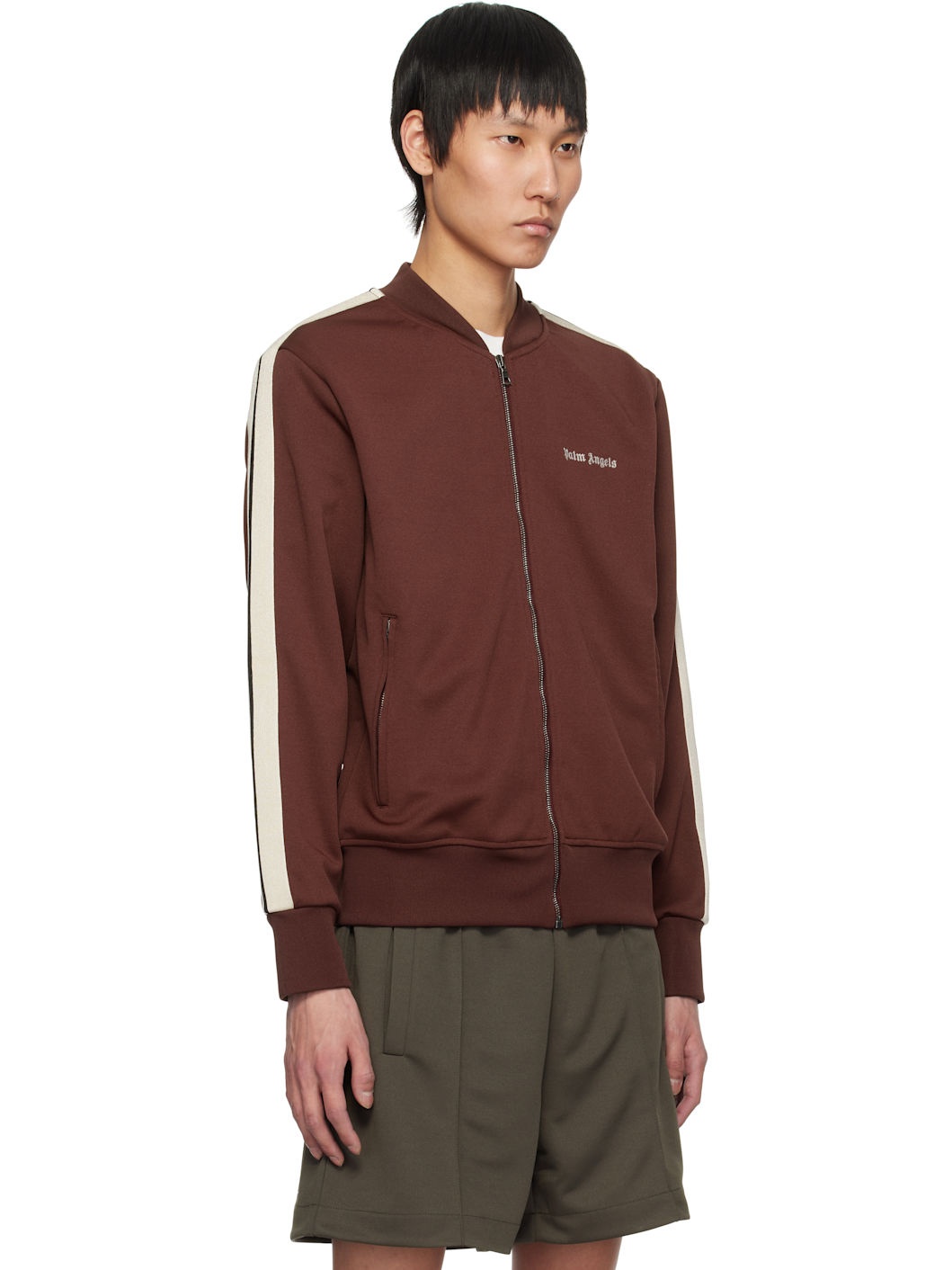 Burgundy Classic Logo Track Jacket - 2