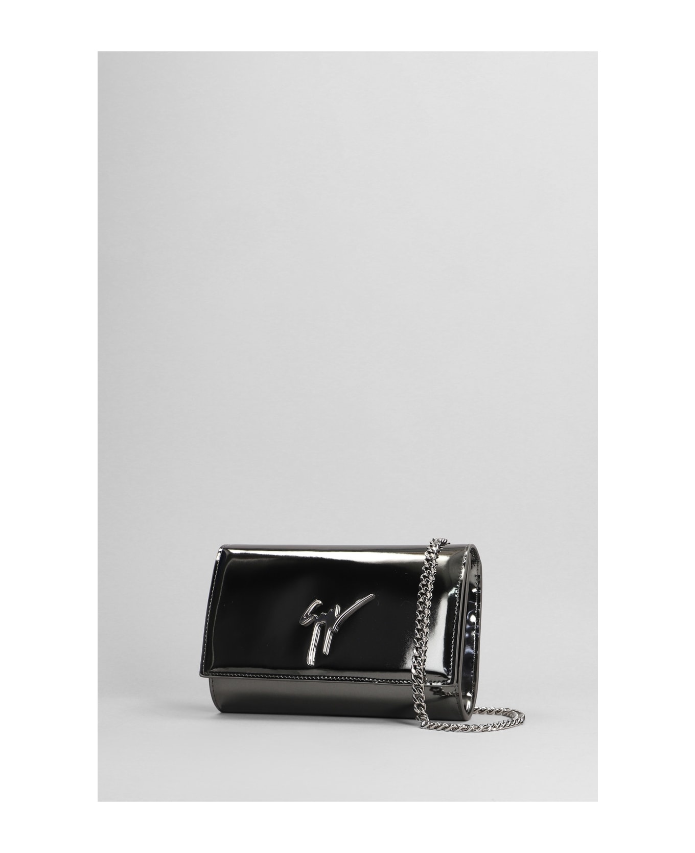 Cleopatra Clutch In Gunmetal Leather - 2