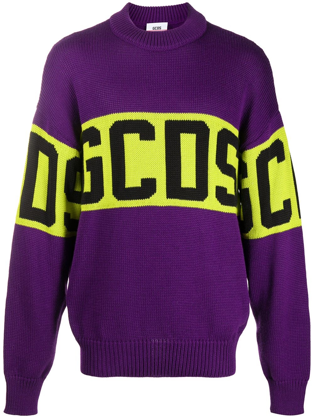 logo knit jumper - 1