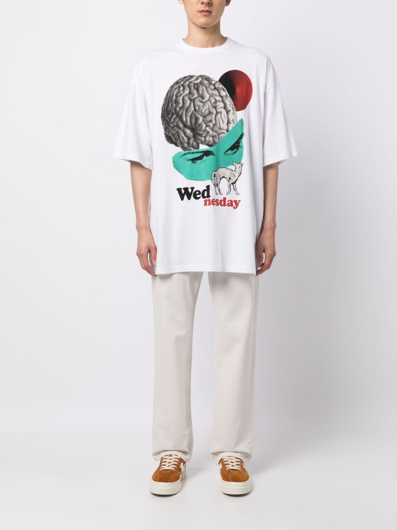 UNDERCOVER graphic-print cotton T-Shirt outlook