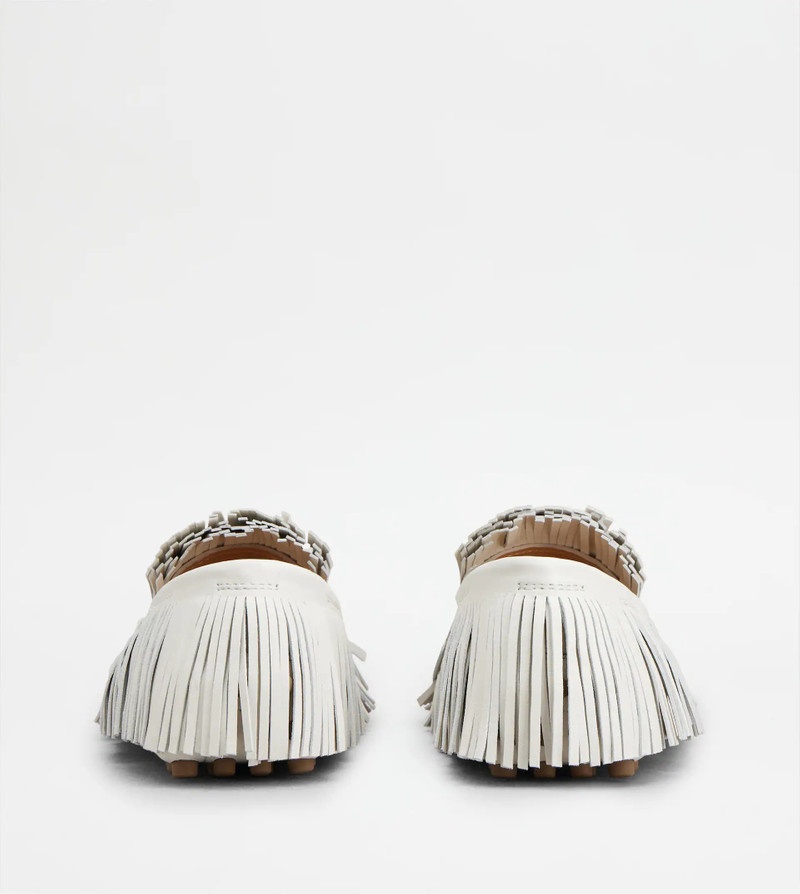 Tod's TOD'S YORKY IN LEATHER - WHITE outlook