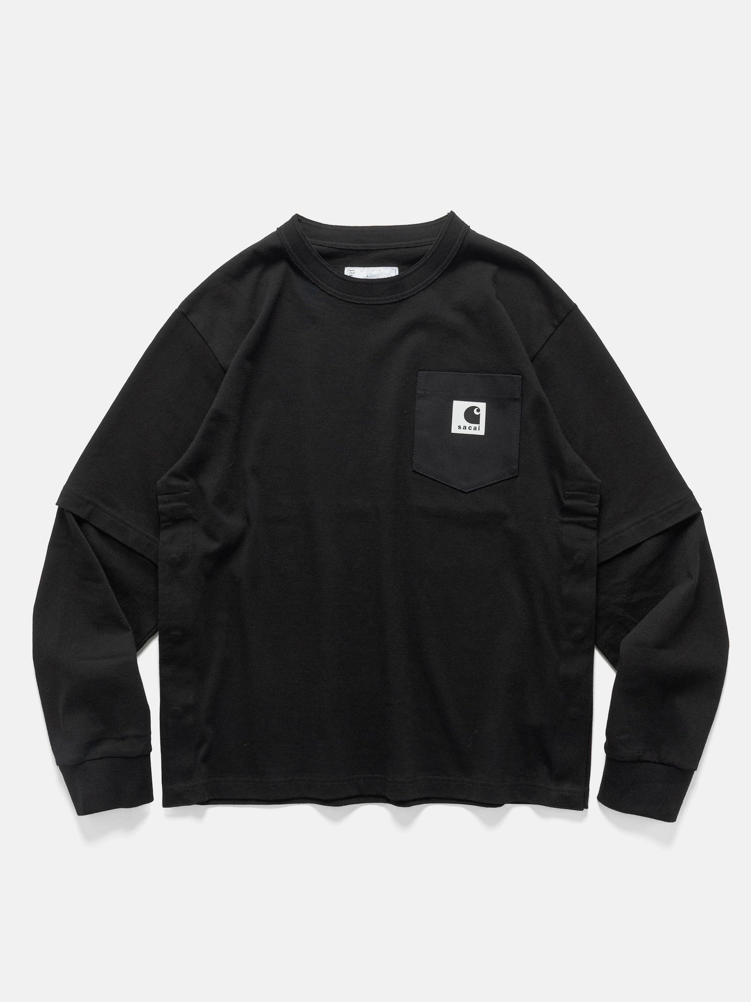 x Carhartt WIP Cotton Jersey L/S T - 1