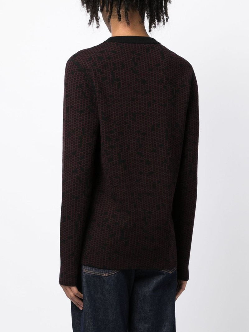 patterned intarsia-knit wool jumper 4