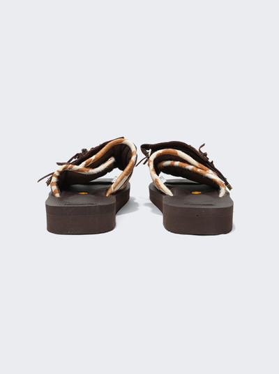 Suicoke HOTO-VHL Sandals Safari Brown outlook