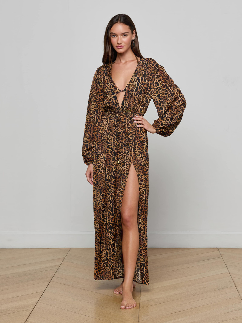 L'AGENCE Sara Maxi Cover-Up Dress outlook