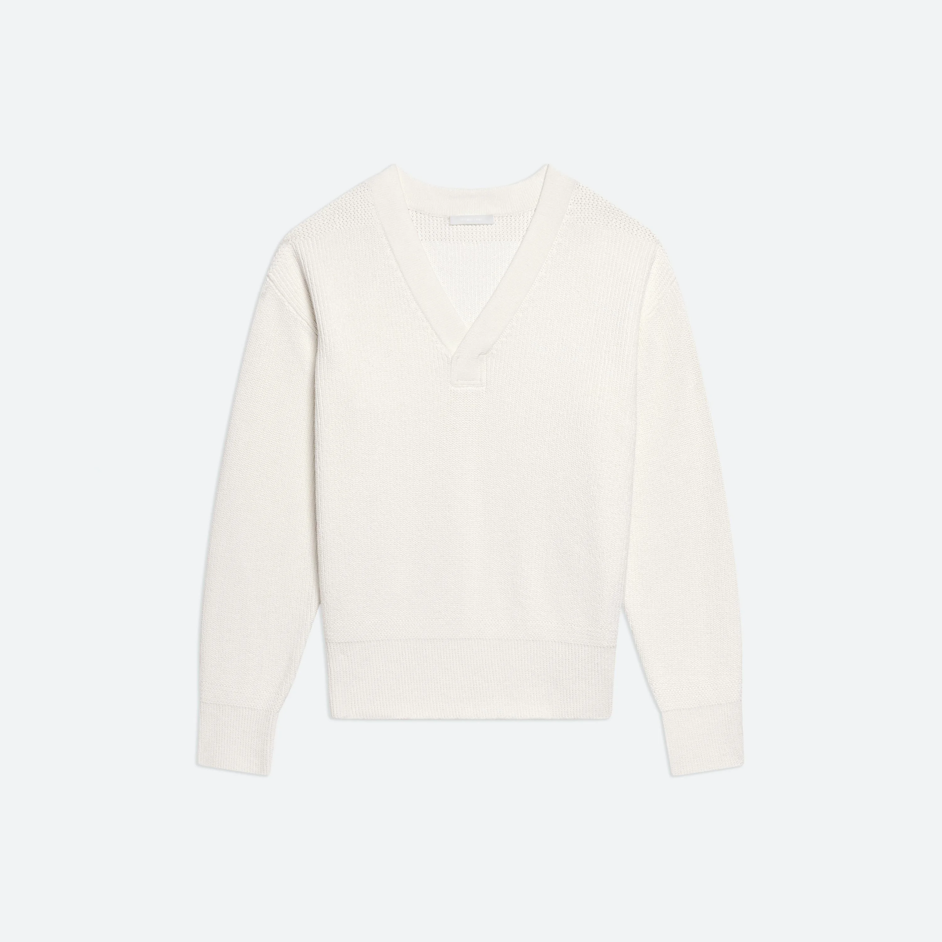 RIBBED V-NECK SWEATER - 1