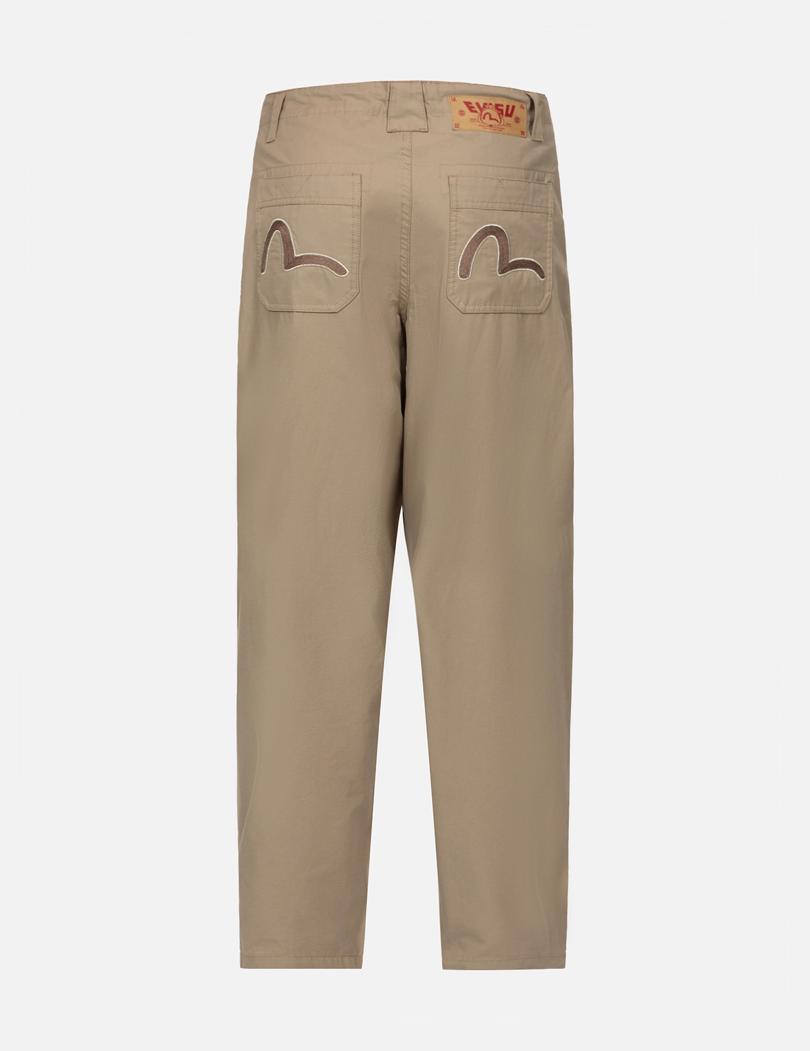 SEAGULL EMBROIDERY BAGGY PANTS - 2
